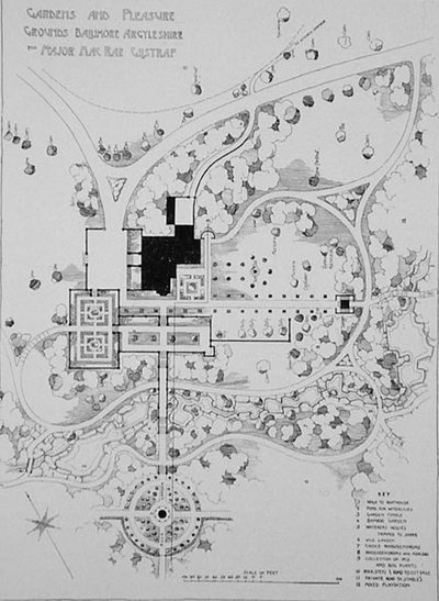 Gardens and Pleasure Grounds, Ballimore, Argyleshire, for Major MacRae Gilstrap, from Thomas Mawson